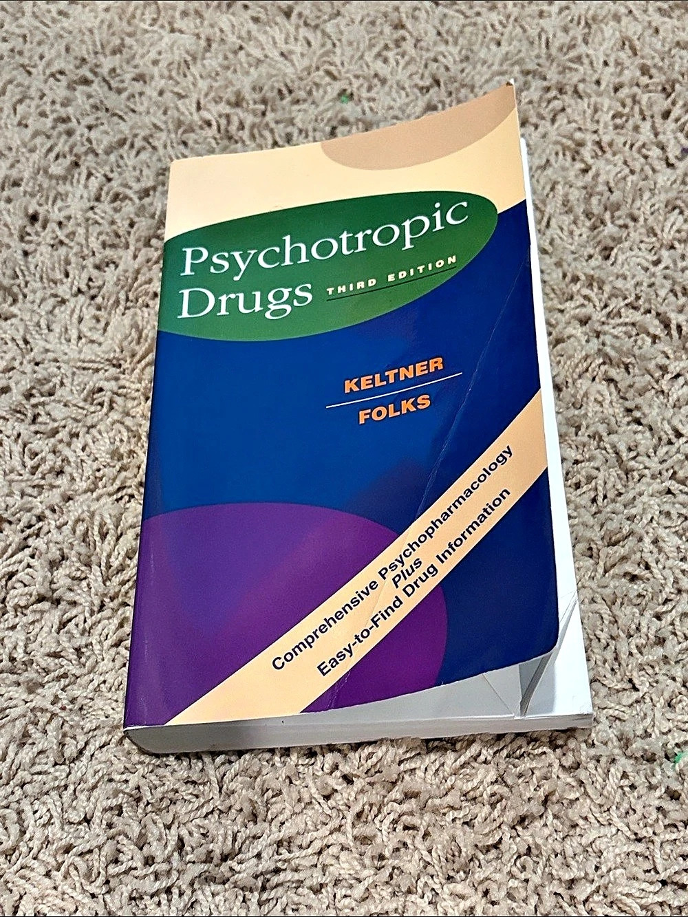 Mosby Psychotropic Drugs Textbook Blue & Purple